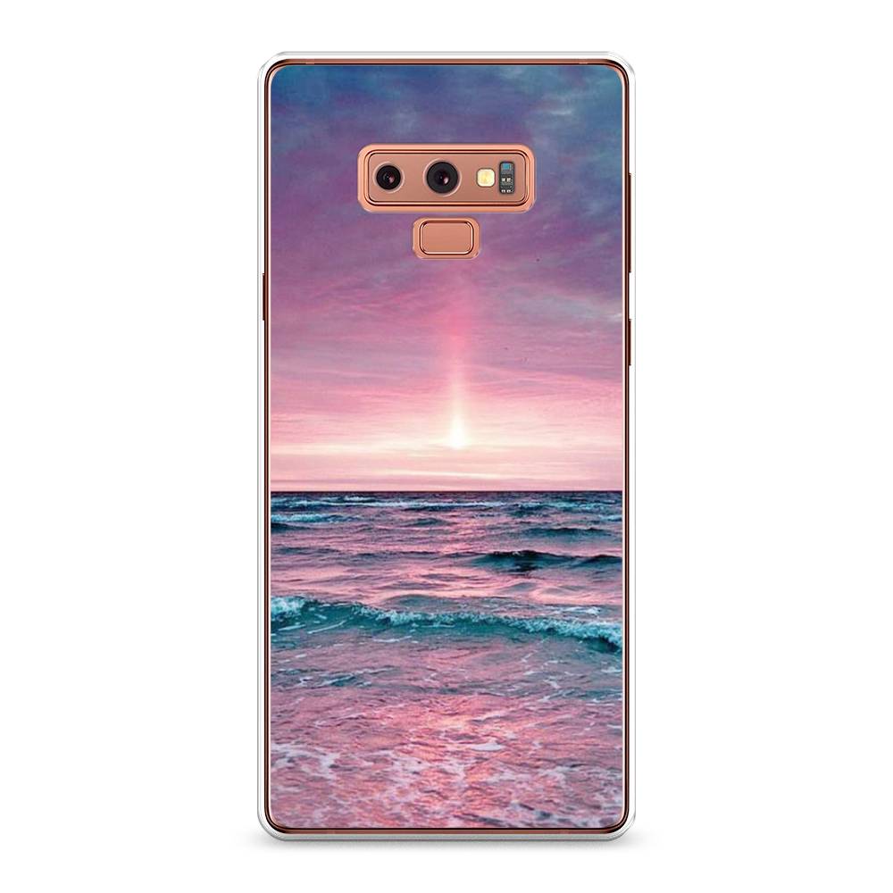 

Чехол на Samsung Galaxy Note 9 "Восход 3", Розовый;голубой, 26350-2