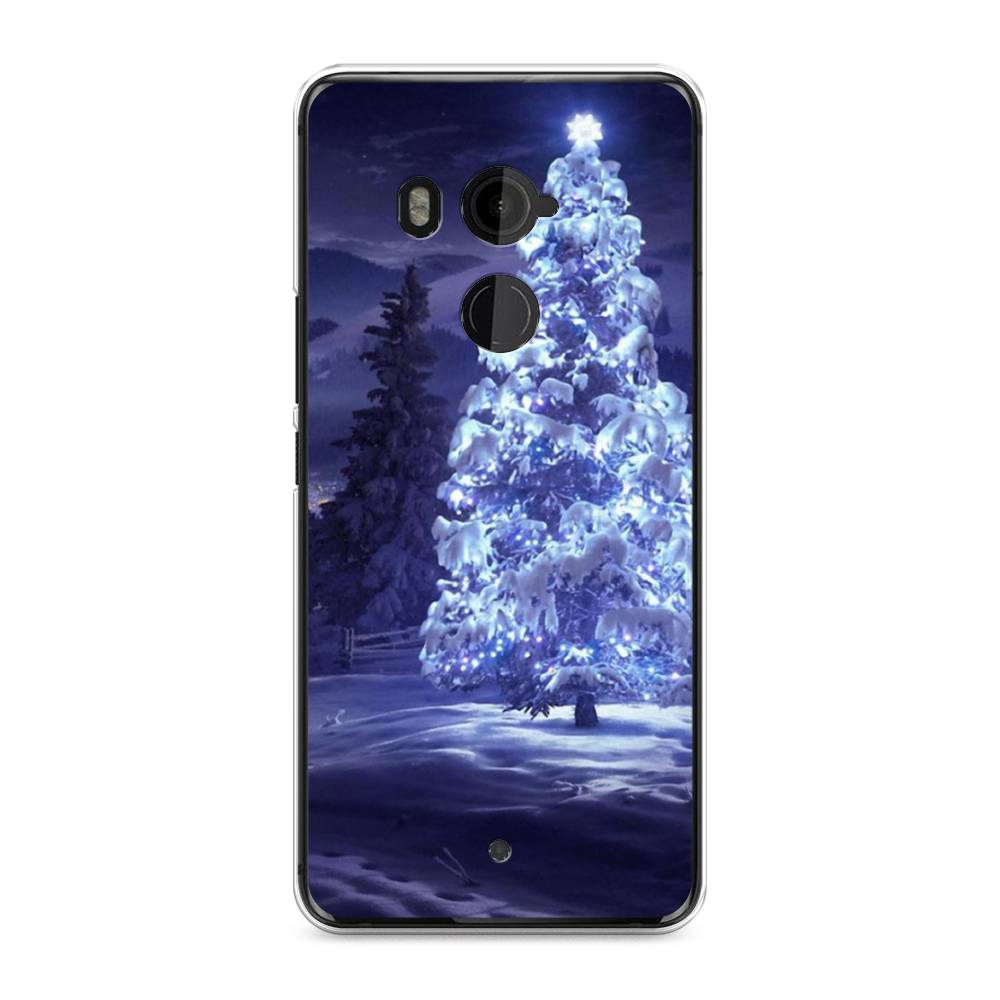 

Чехол на HTC U11 Plus "Зима 4", Синий;черный;белый, 102150-2