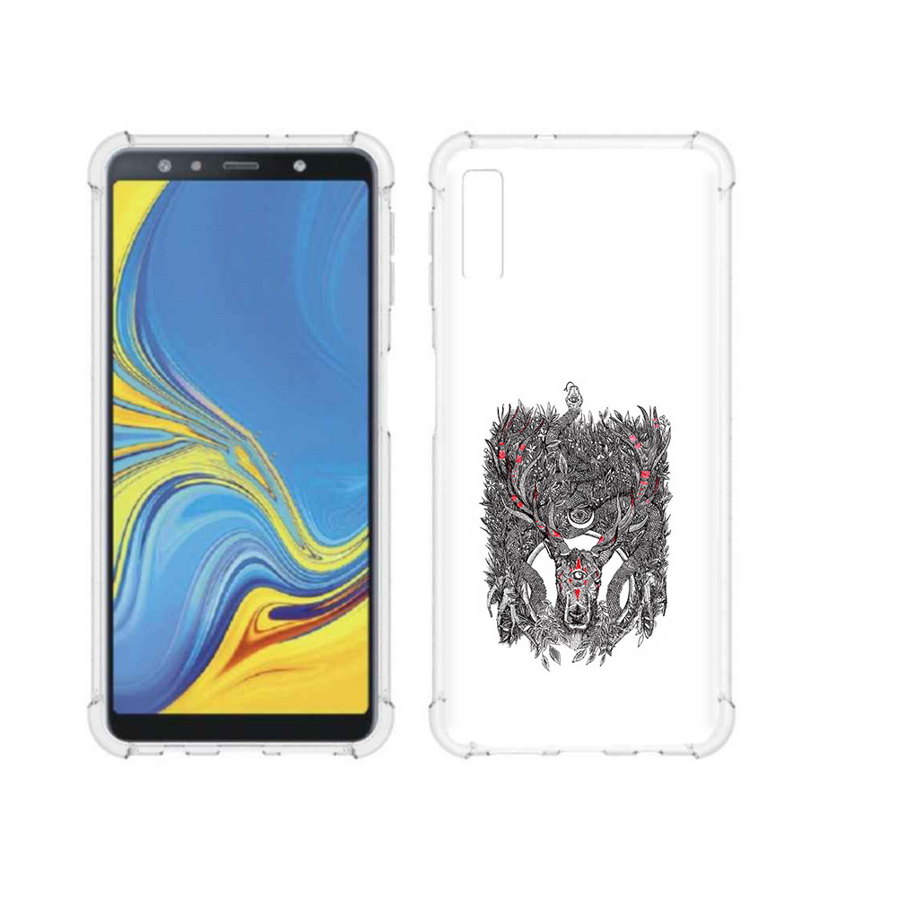 

Чехол MyPads Tocco для Samsung Galaxy A7 (2018) Дизайнерские_676 (PT95255.558.67), Прозрачный, Tocco