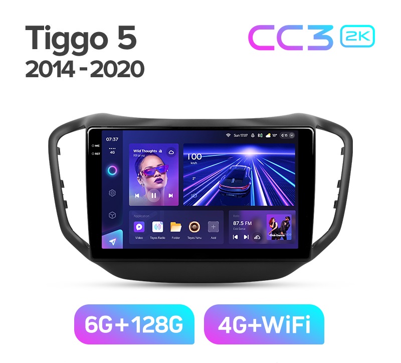 Магнитола TEYES CHERY TIGGO 5 2014-2018 г CC3 2K 6128ГБ 4289000₽