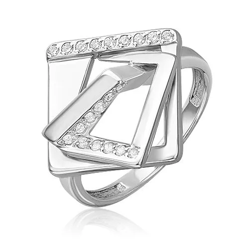 

Кольцо из серебра р. 20 PLATINA jewelry 01-5699-00-401-0200, фианит, 01-5699-00-401-0200