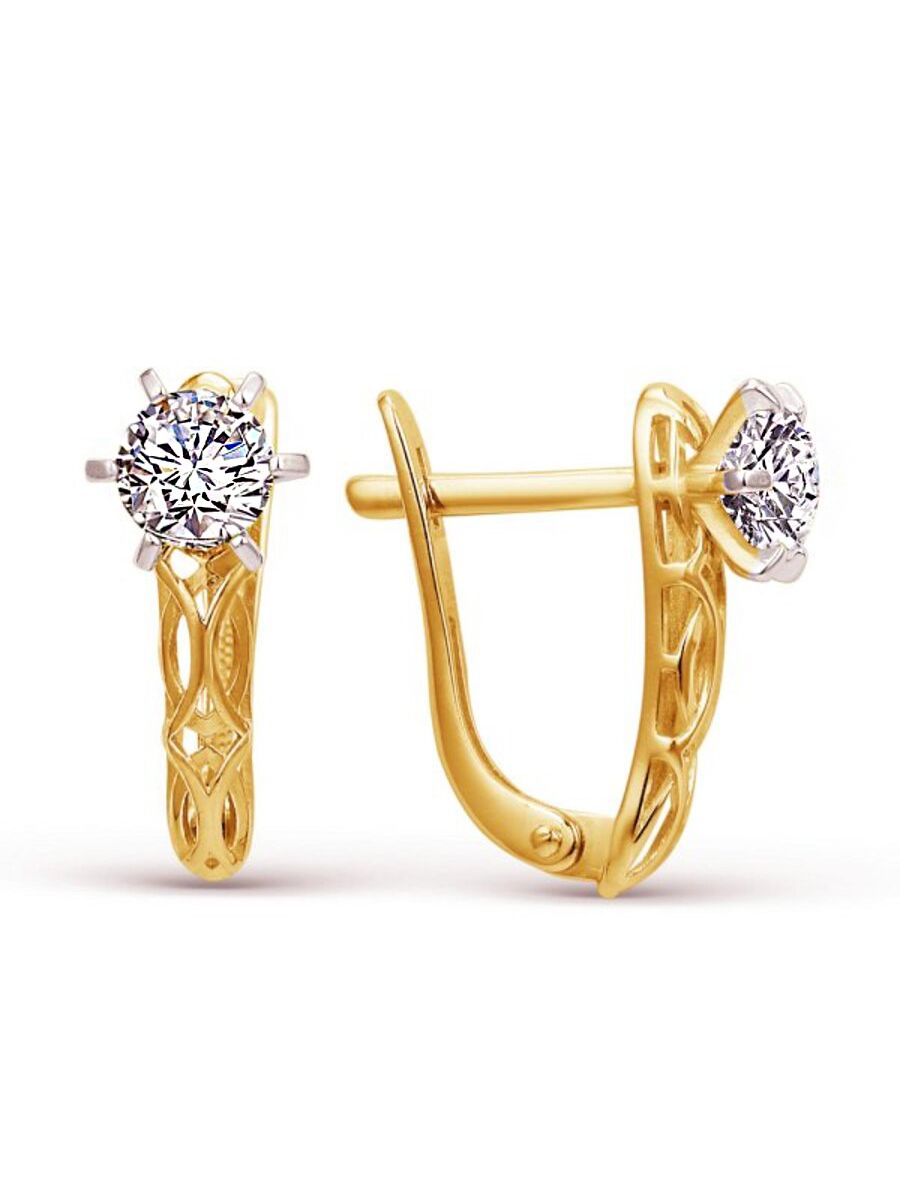 

Серьги из золота TEO MAORI 8000932-5100, фианит, 8000932-5100