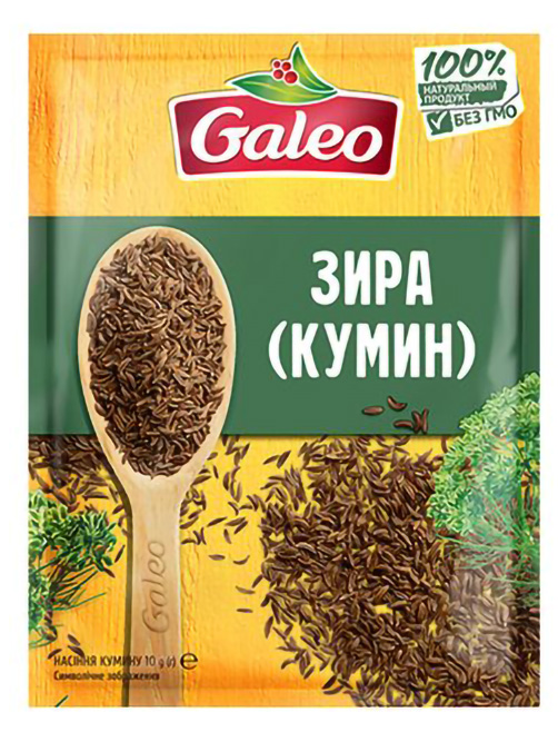 

Приправа Galeo кумин (зира) 10 г