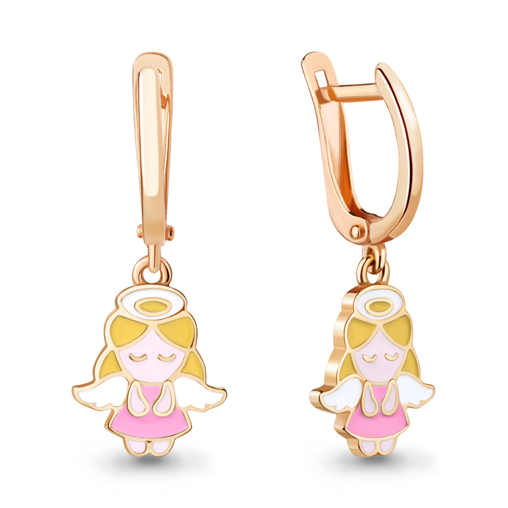 

Серьги из серебра с эмалью Aquamarine 34320_925_з, 34320_925_з