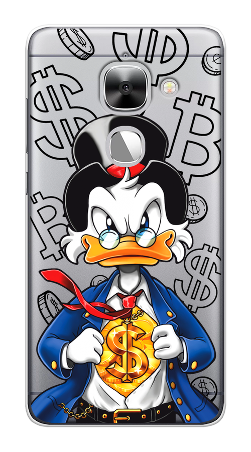 

Чехол на LeEco Le 2/2 Pro "Scrooge Goldman", Черный;белый;синий, 140150-1