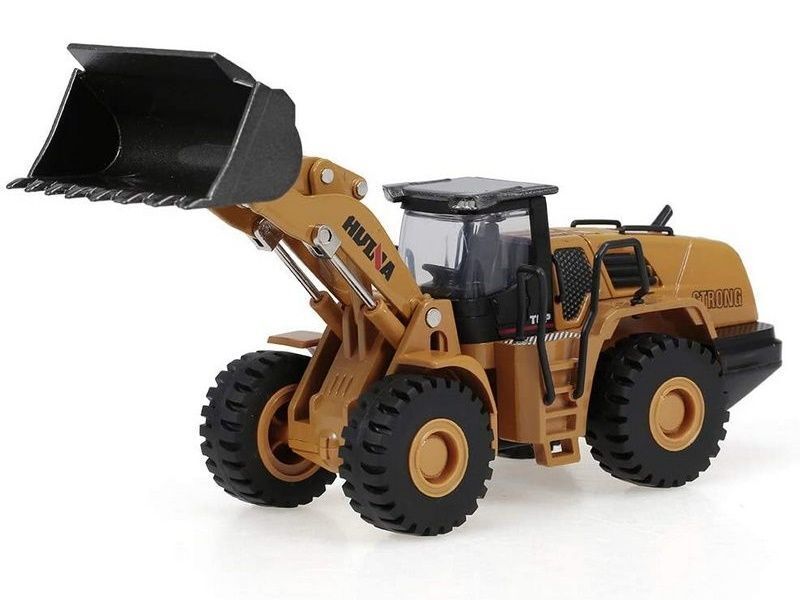 Металлический фронтальный погрузчик HUI NA TOYS 1/50 PRO HN1714-2 игрушечная машинка huina металлический бульдозер погрузчик 1 50 hn1714 2