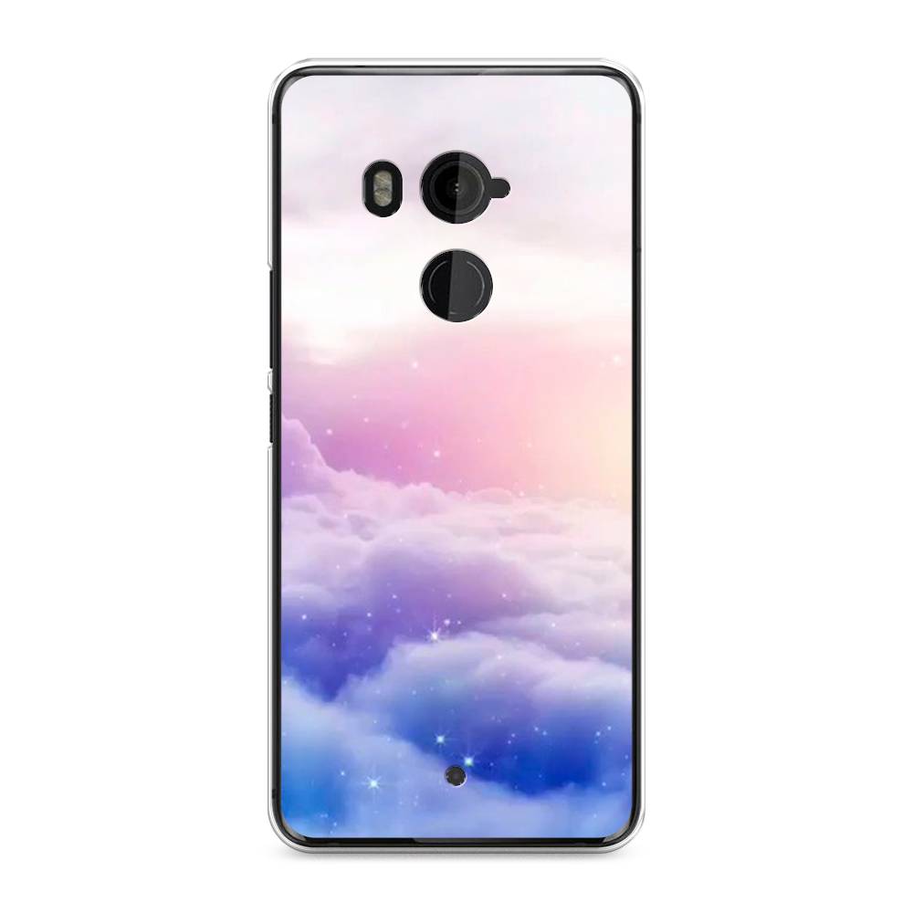 

Чехол на HTC U11 Plus "Небеса", Голубой;белый;розовый, 102150-2