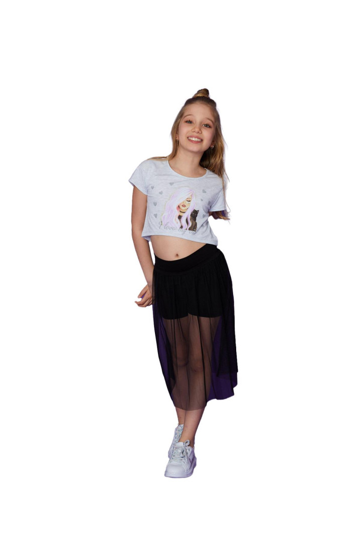 

Футболка Little Star Girls р. 116-122 Светло-Серый, L11621Y1973X (доставка из-за рубежа), L11621Y1973X