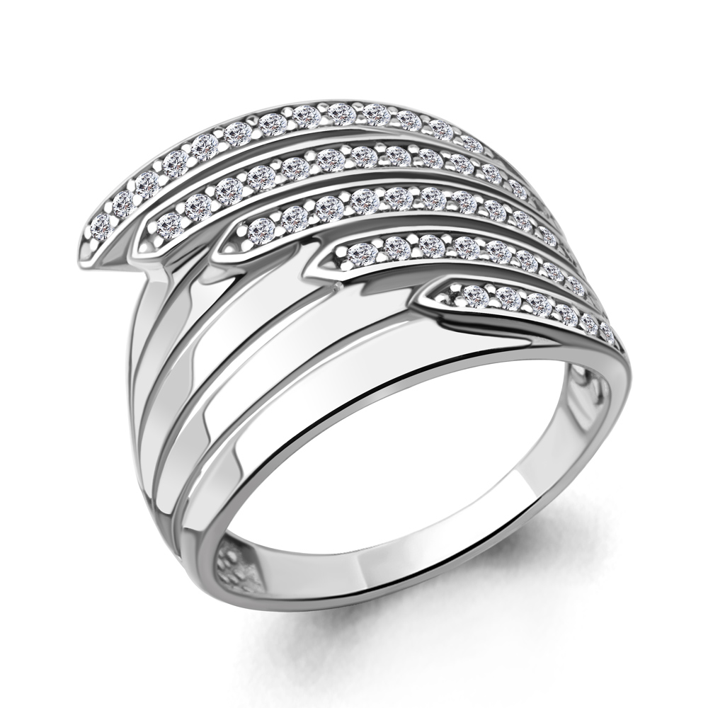 

Кольцо из серебра с фианитом Aquamarine Aquamarine 67783А_925_р р. 19,5, 67783А_925_р