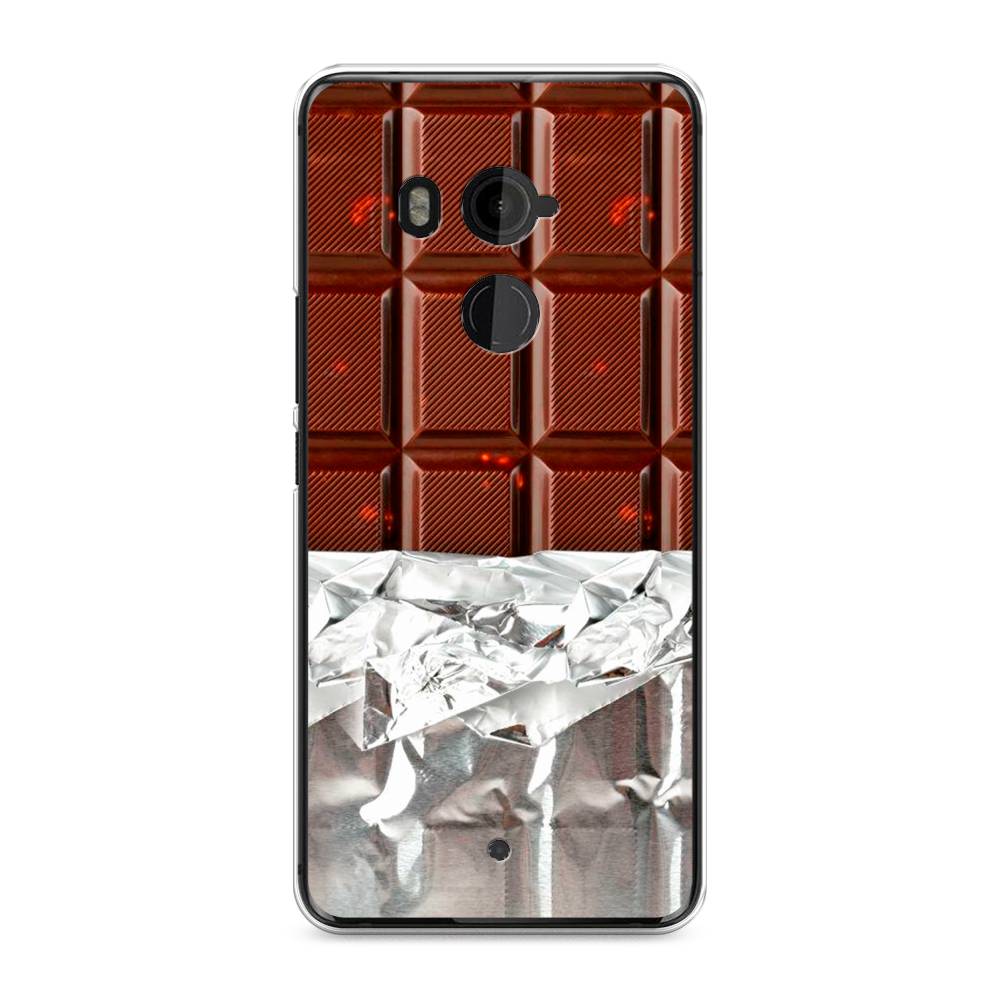 

Чехол на HTC U11 Plus "Шоколад в обертке", Коричневый, 102150-6