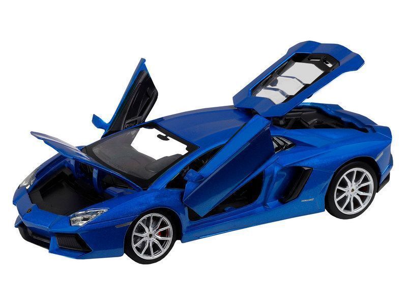 

Машина Автопанорама Lamborghini Aventador 1/24 синий свет звук JB1251385