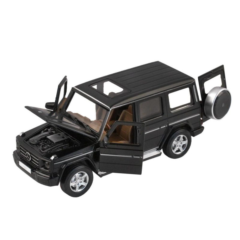 фото Машина автопанорама mercedes-benz g350d, черный, 1/42, инерция, откр. двери, в/к jb1200181