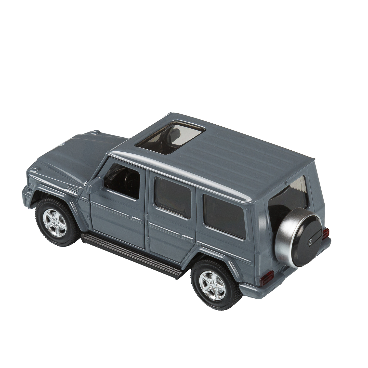 фото Машина автопанорама mercedes-benz g350d, серый, 1/42, инерция, откр. двери, в/к jb1251222