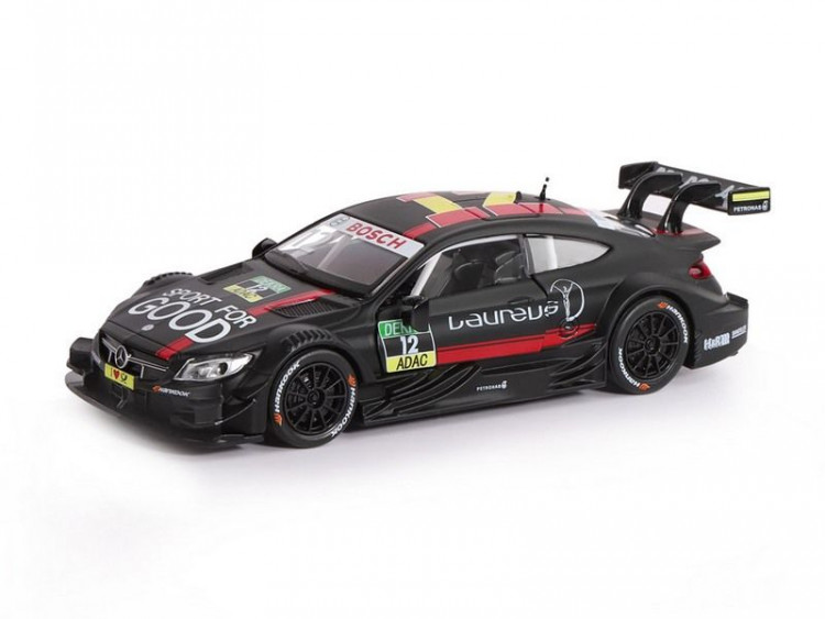 фото Машина автопанорама mercedes-amg c 63 dtm черный, 1/43, инерция, откр двери, в/к jb1251214