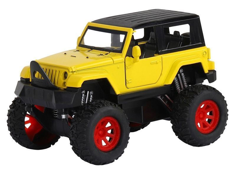 

Машина Автопанорама Внедорожник желтый 1/32 свет звук инерция JB1251237