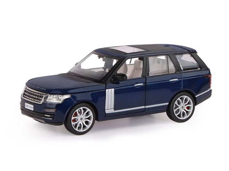 Машина Автопанорама Range Rover синий металлик 1/26 свет звук JB1200126