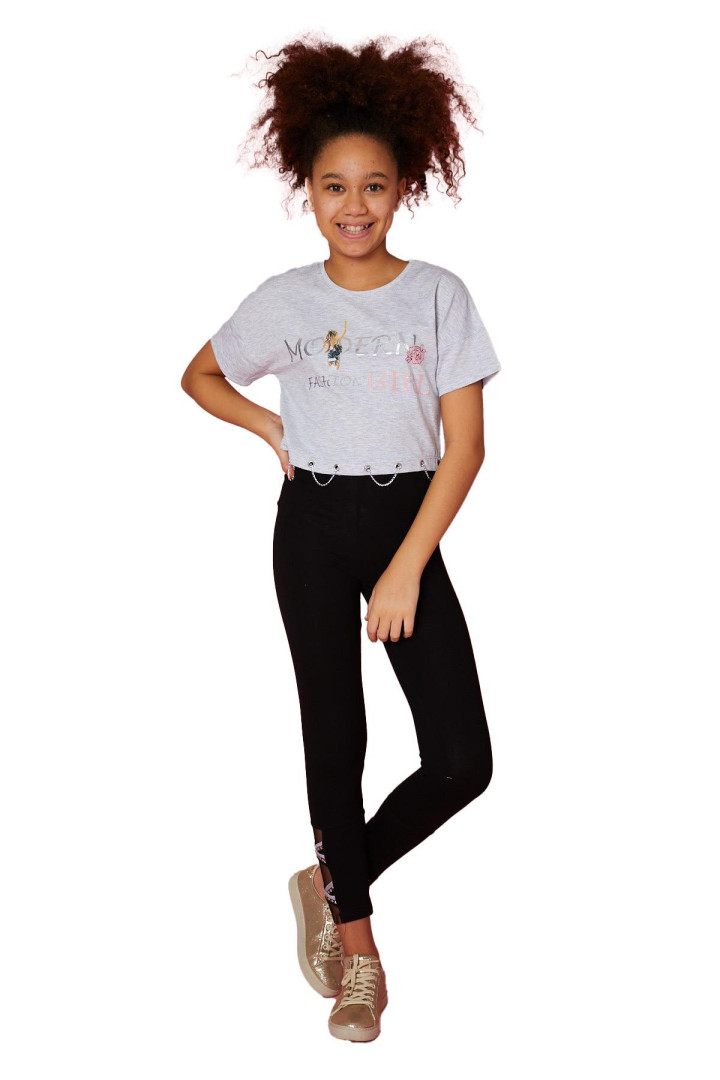 

Футболка Little Star Girls р. 116-122 Светло-Серый, L11621Y1919X (доставка из-за рубежа), L11621Y1919X