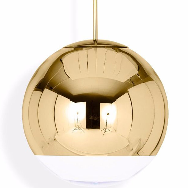 фото Подвесной светильник mirror ball gold d50 imperiumloft