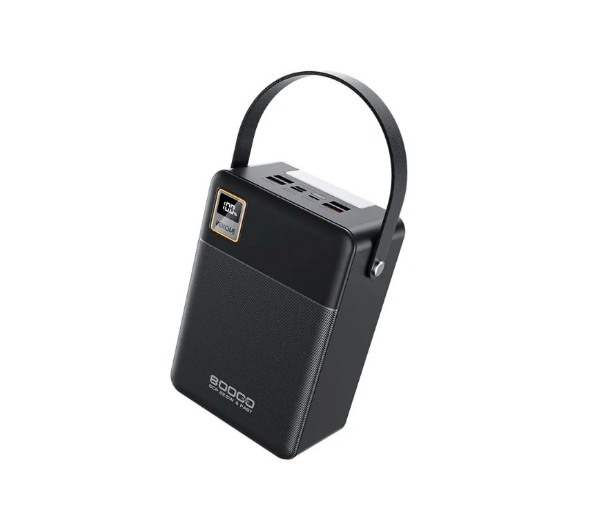 

Внешний аккумулятор Wekome WP-78 80000mAh Black, WP-78