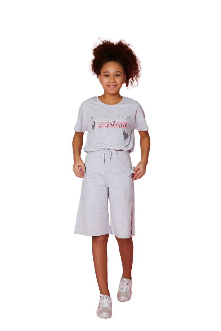 

Футболка Little Star Girls р. 116-122 Светло-Серый, L11621Y1903X (доставка из-за рубежа), L11621Y1903X