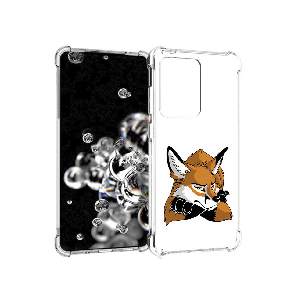 

Чехол MyPads Tocco для Samsung Galaxy S20 Ultra фокс (PT144384.494.660), Прозрачный, Tocco