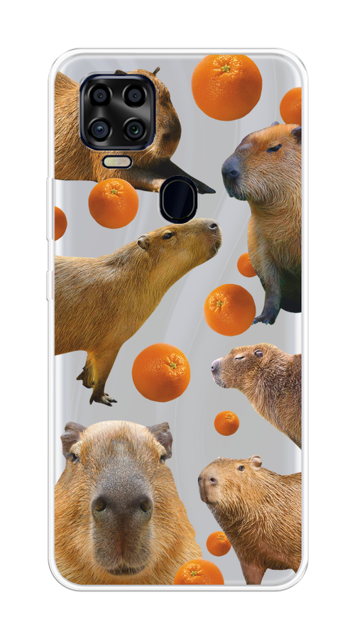 

Чехол на ZTE Blade V2020 "Капибара и апельсины", Бежевый;оранжевый, 134350-1