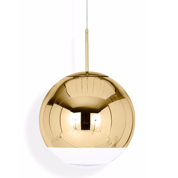 фото Подвесной светильник mirror ball gold d30 imperiumloft