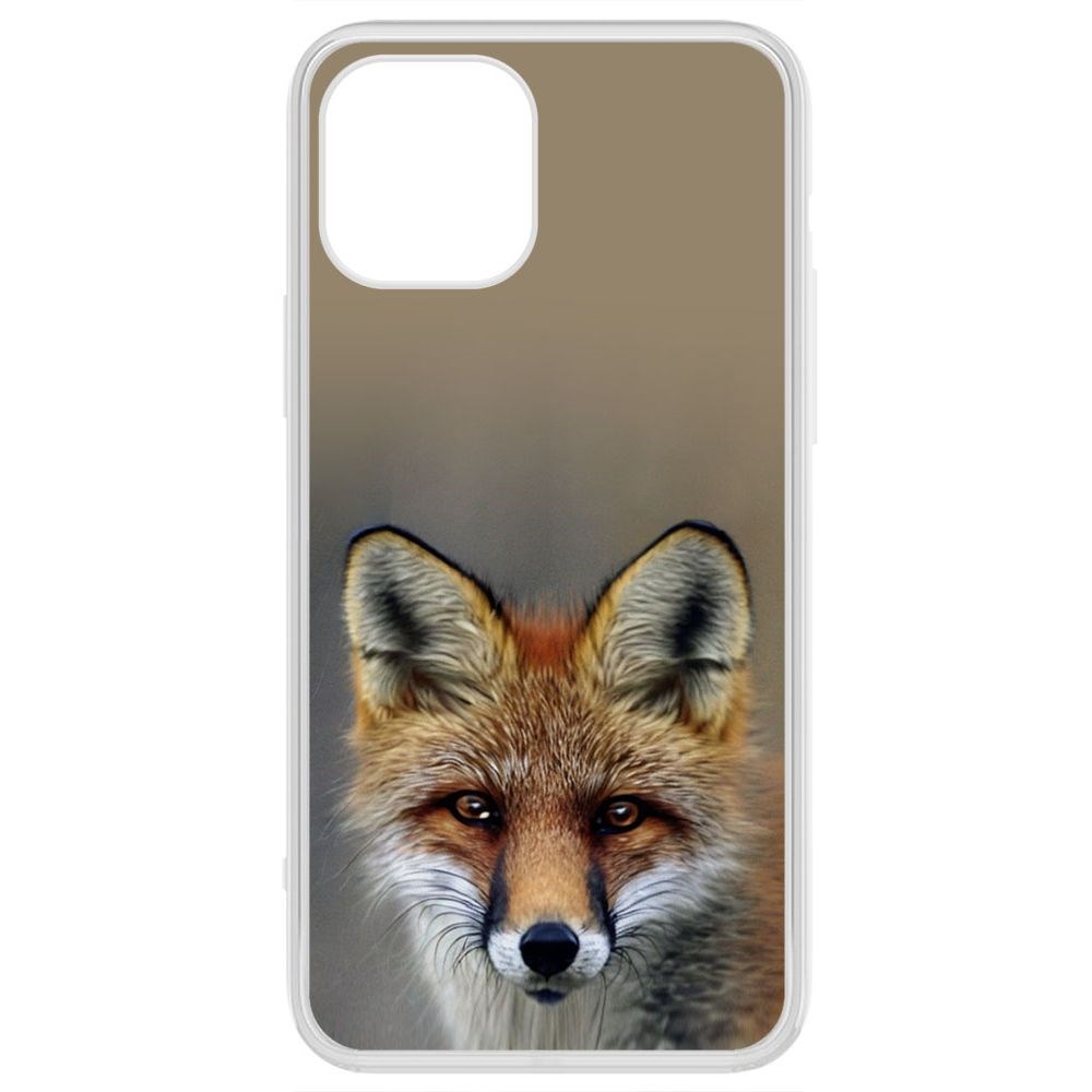

Чехол-накладка Krutoff Clear Case Нейролиса для iPhone 12 Pro, Прозрачный