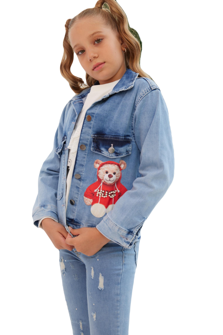 

Джинсовая куртка Little Star Girls р. 13-14 л Голубой L11422Y24742 (доставка из-за рубежа), L11422Y24742