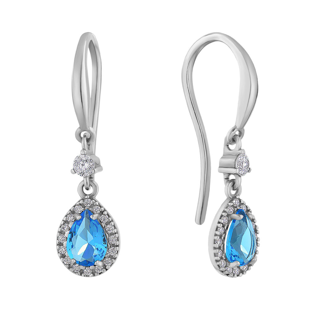 

Серьги из серебра с фианитом ЮВЕЛИР КАРАТ 2729916/9ттс, 2729916/9ттс