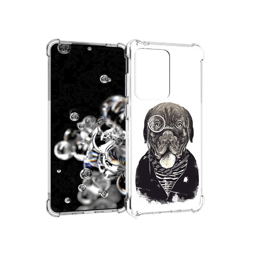 

Чехол MyPads Tocco для Samsung Galaxy S20 Ultra солидный песик (PT144384.494.615), Прозрачный, Tocco