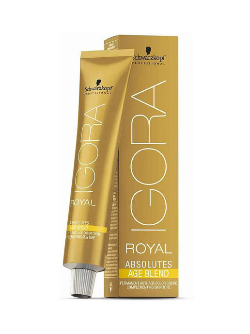 фото Краска для волос schwarzkopf igora royal absolute 8-01 60 мл