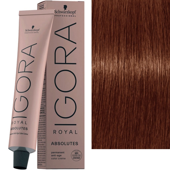 фото Краска для волос schwarzkopf igora royal absolute 7-470 60 мл