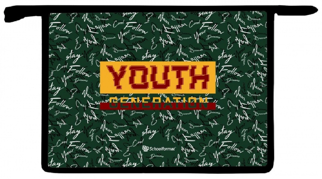 

Папка для тетрадей SchoolФОРМАТ Youth А4 200х130х30мм универсальная, Зеленый