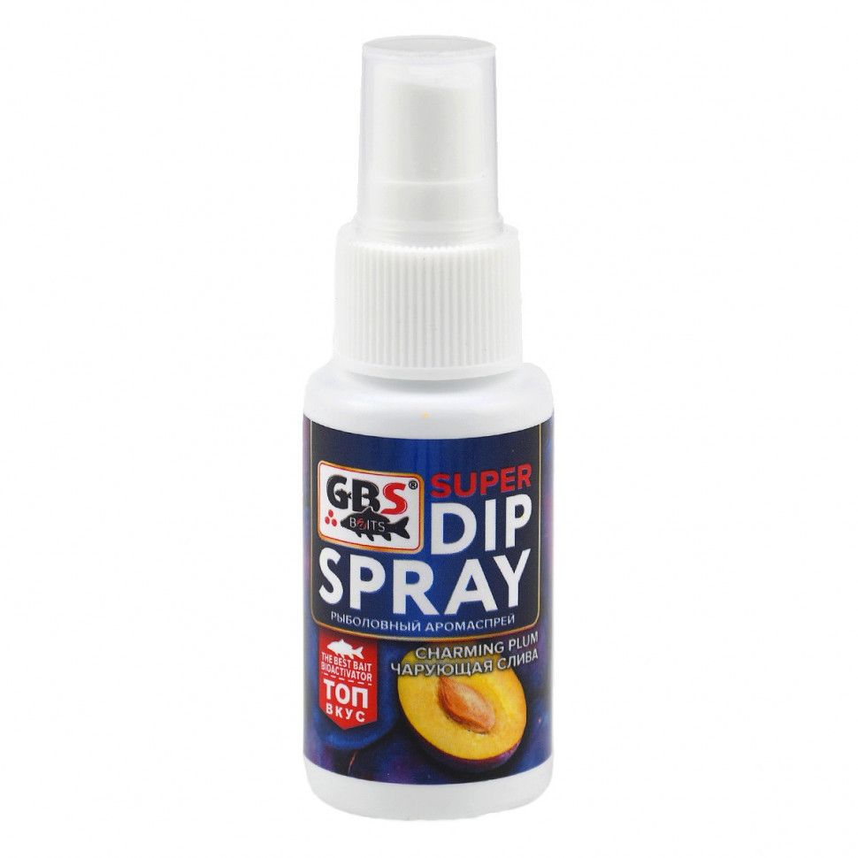 

Ароматизатор спрей GBS BaITS Super Dip Spray Чарующая Слива 50 мл, Разноцветный, Super Dip Spray