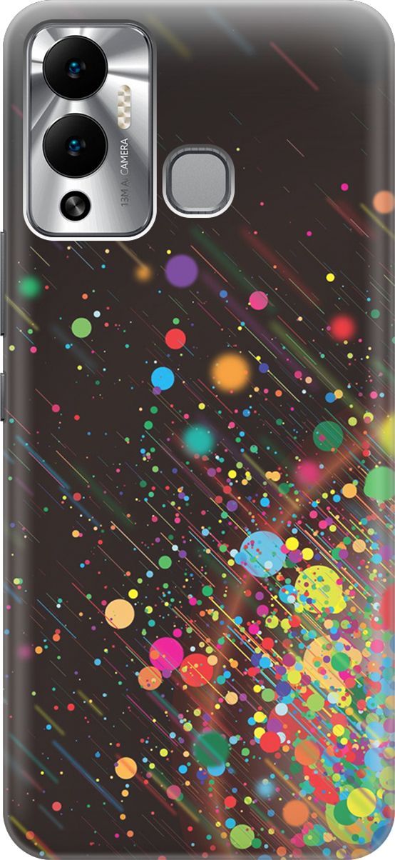 

Чехол на Infinix Hot 12 Play NFC "Яркое настроение", Зеленый;красный, 14651