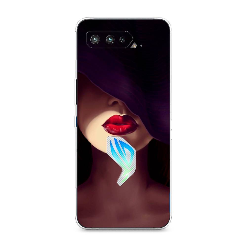 фото Чехол awog "красные губы" для asus rog phone 5