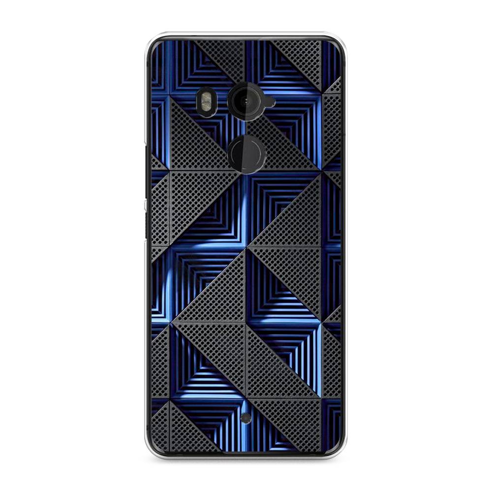 

Чехол на HTC U11 Plus "IBM", Серый;синий, 102150-3
