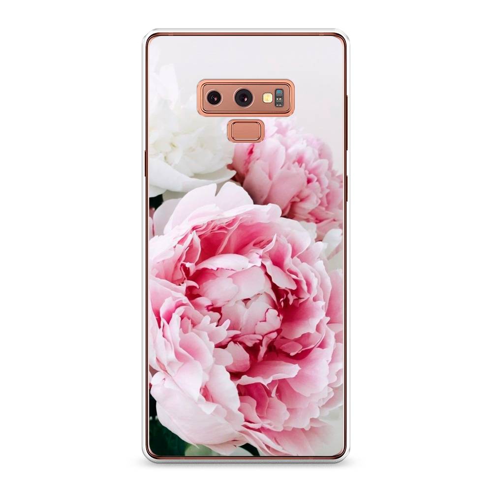 

Чехол на Samsung Galaxy Note 9 "Розовые и белые пионы", Розовый;белый, 26350-2