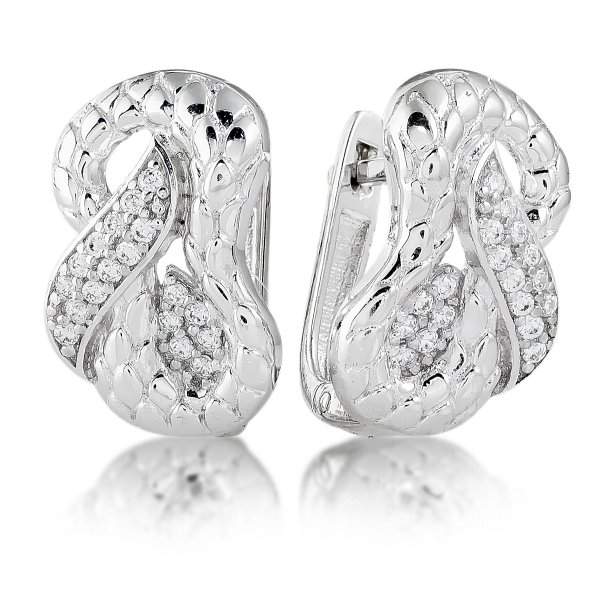 

Серьги из серебра TEO MAORI 83279.1, фианит, 83279.1