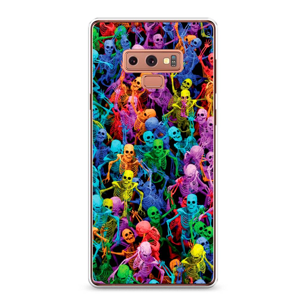 

Чехол на Samsung Galaxy Note 9 "Вечеринка скелетов", Фиолетовый;желтый;оранжевый, 26350-6