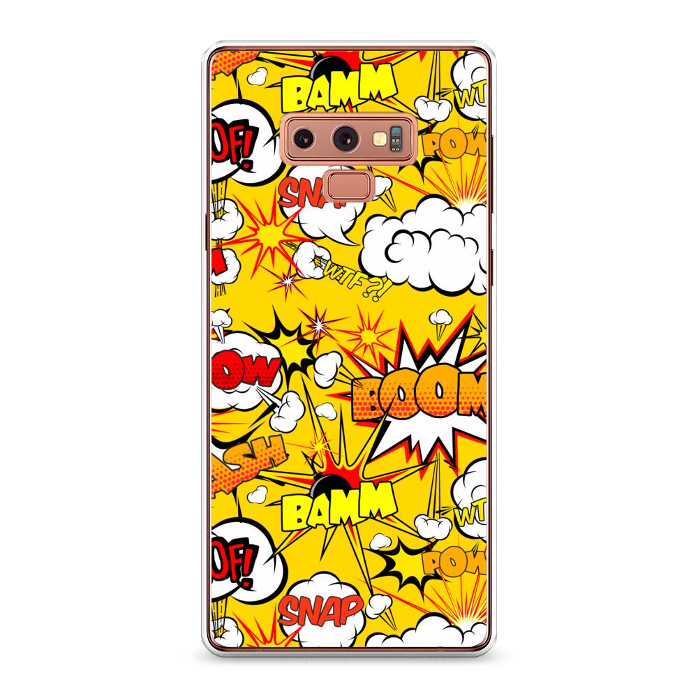 

Чехол на Samsung Galaxy Note 9 "Поп Арт эффекты", Желтый;белый;оранжевый, 26350-6