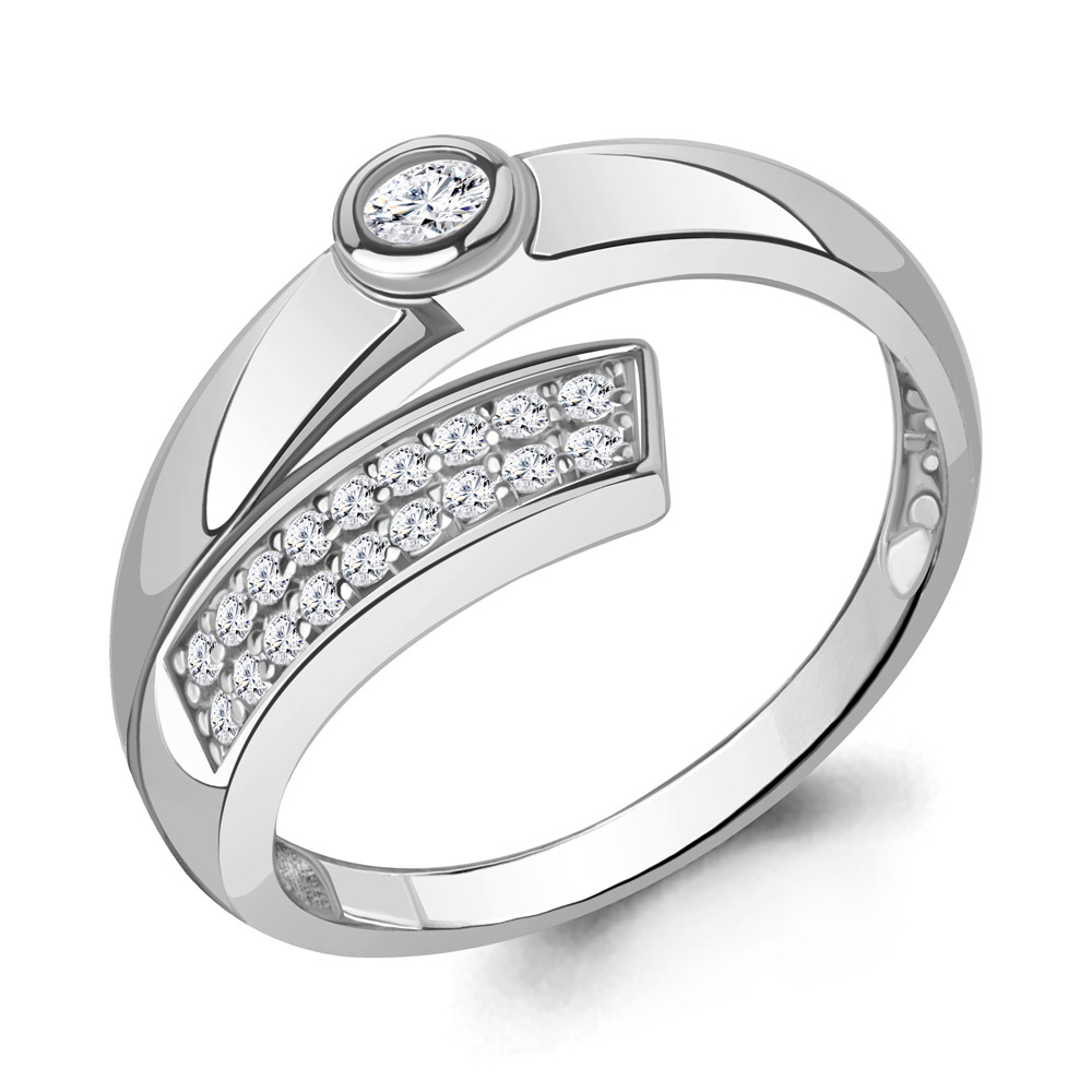 

Кольцо из серебра с фианитом Aquamarine Aquamarine 67781А_925_р р. 17,5, 67781А_925_р