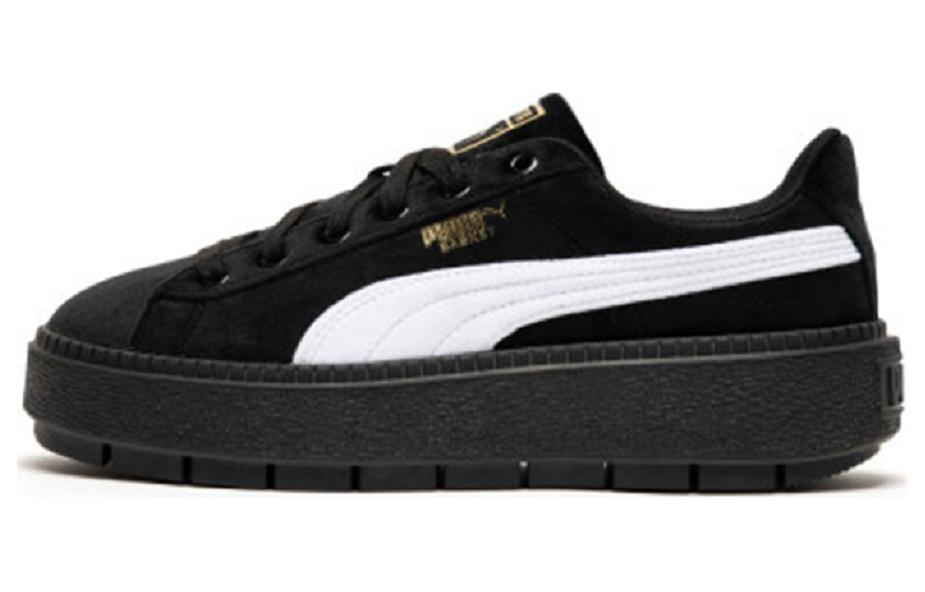 

Кеды унисекс Puma Platform Trace V черные 37.5 EU, Черный, Platform Trace V