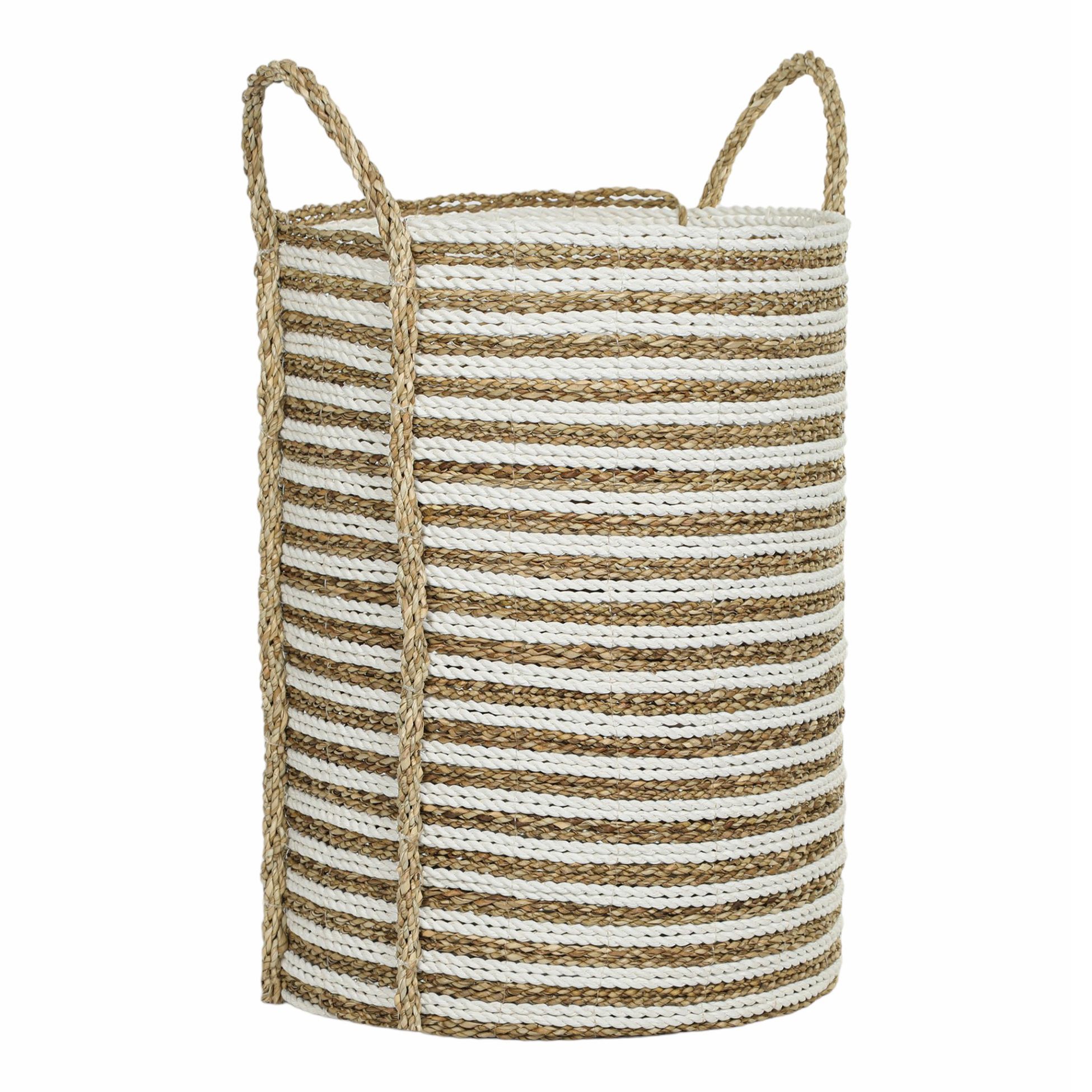 

Корзина Rattan Grand Deco Putih 34 х 47 см коричнево-белая
