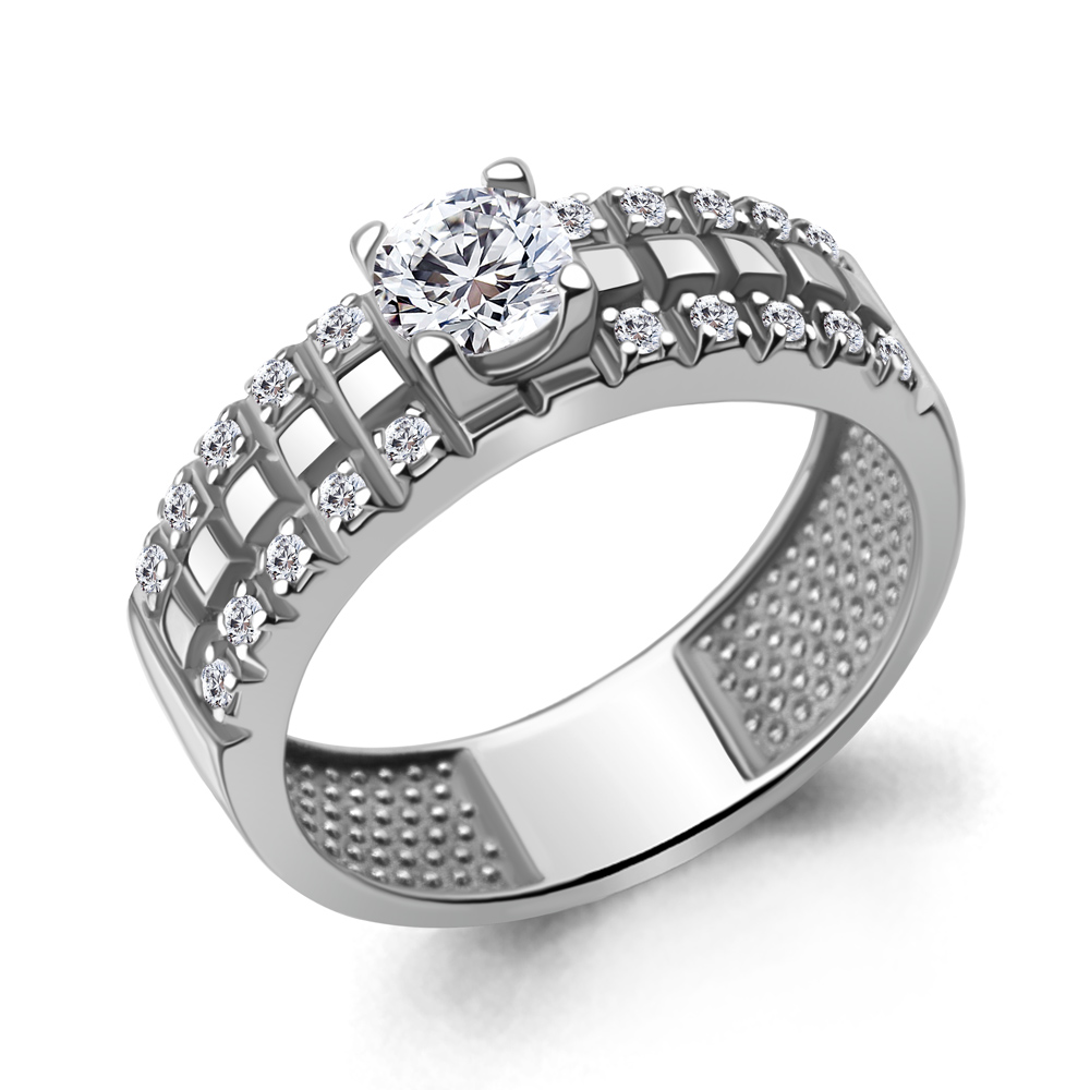 

Кольцо из серебра с фианитом Aquamarine Aquamarine 67779А_925_р р. 16,5, 67779А_925_р