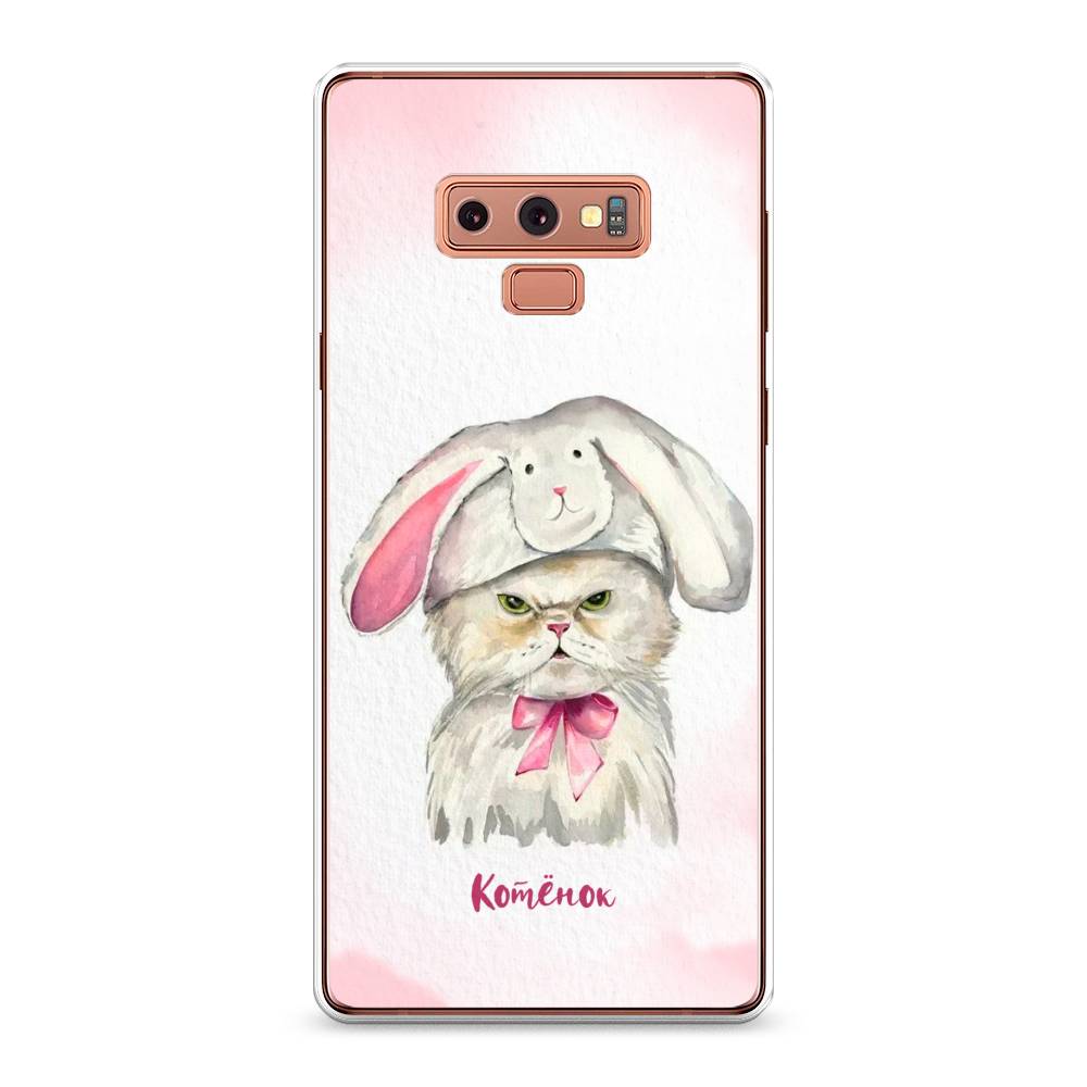 

Чехол на Samsung Galaxy Note 9 "Мой котёнок", Розовый;серый, 26350-1