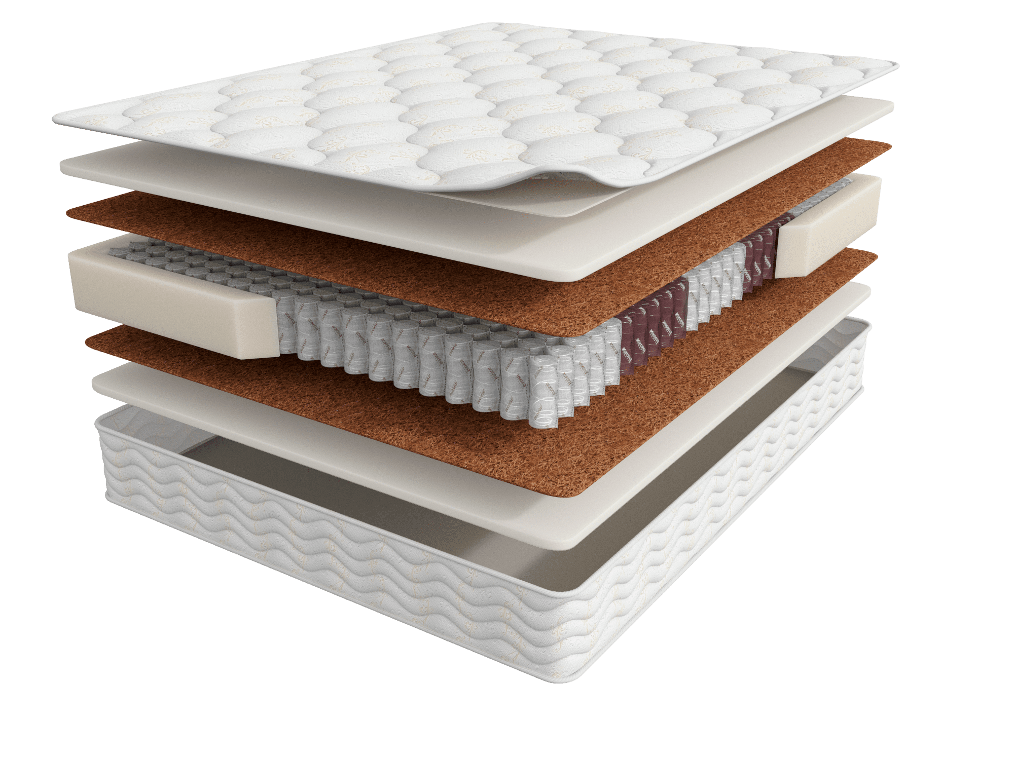 

Анатомический матрас Sleep House Dream 80х200, независимый пружинный блок, Белый, Dream