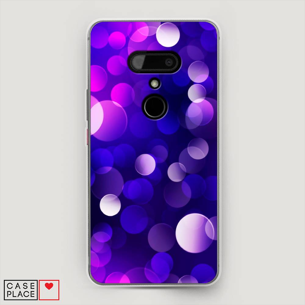

Чехол на HTC U12 "Абстракция 27", Фиолетовый, 102050-3