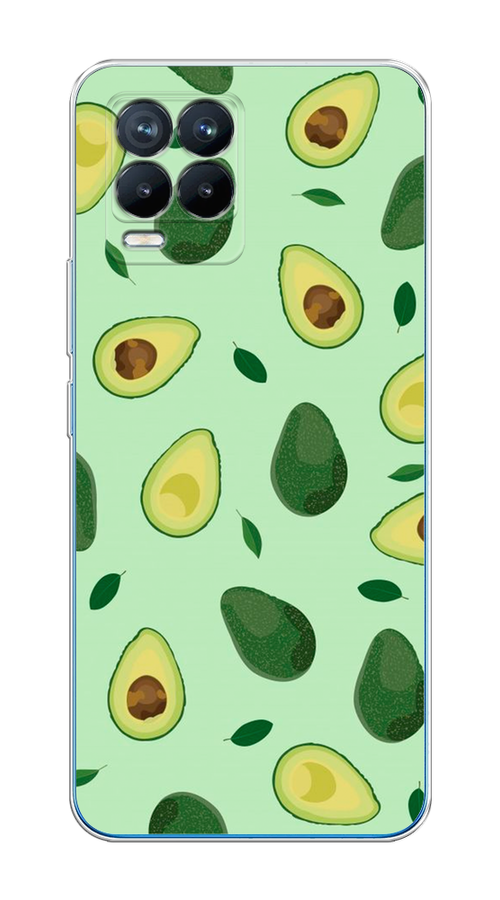 

Чехол на Oppo Realme 8/8 Pro "Blue avocado", Коричневый;зеленый, 255450-1